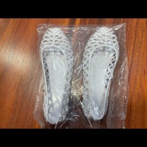 American Apparel Jelly Flat in White